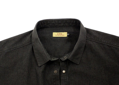 Dark gray cotton shirt