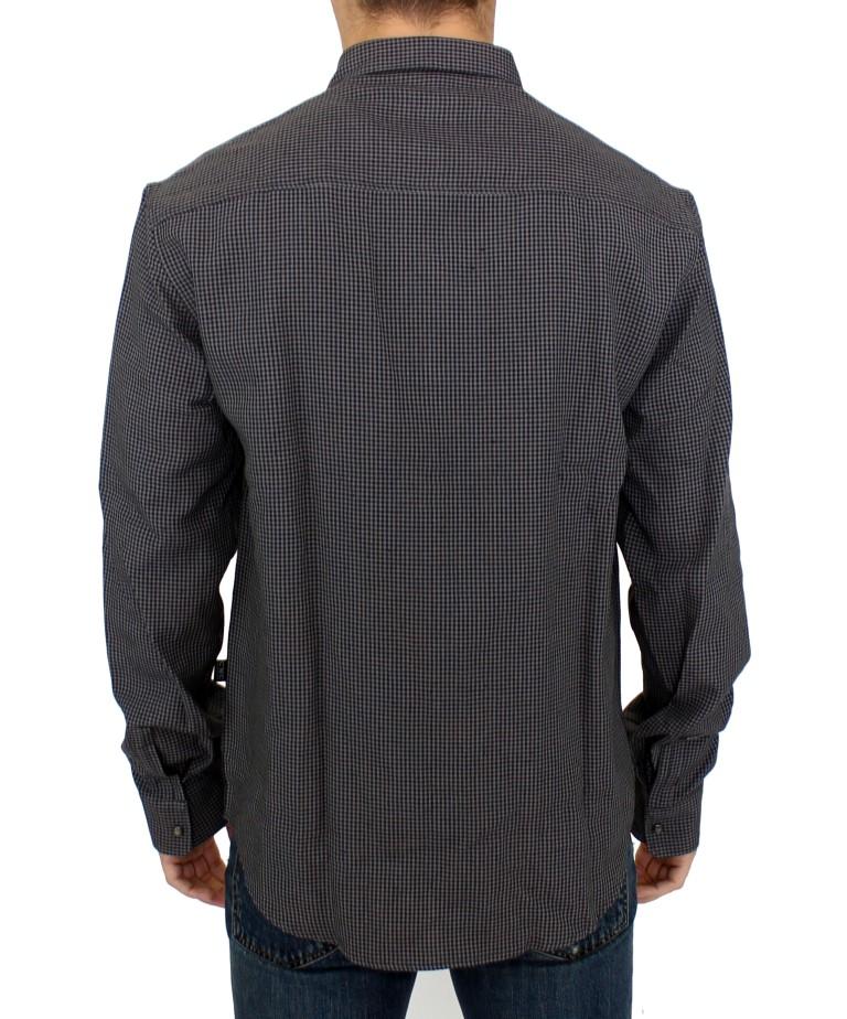 Gray linen casual shirt