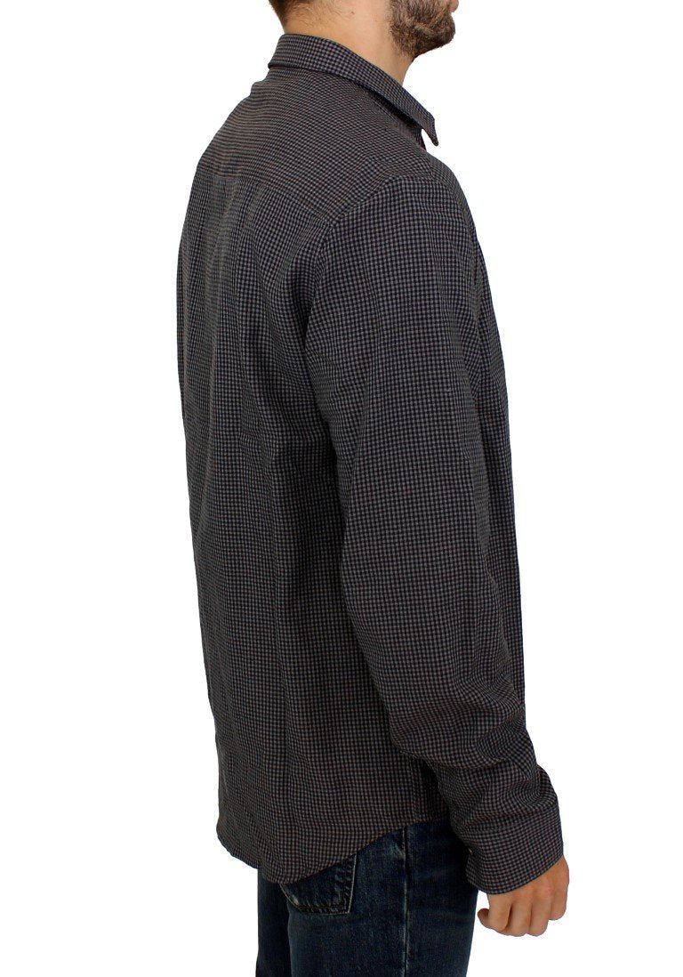 Gray linen casual shirt