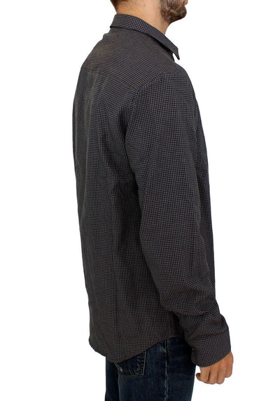 Gray linen casual shirt