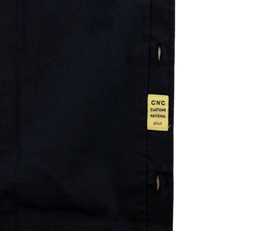 Blue cotton stretch shirt