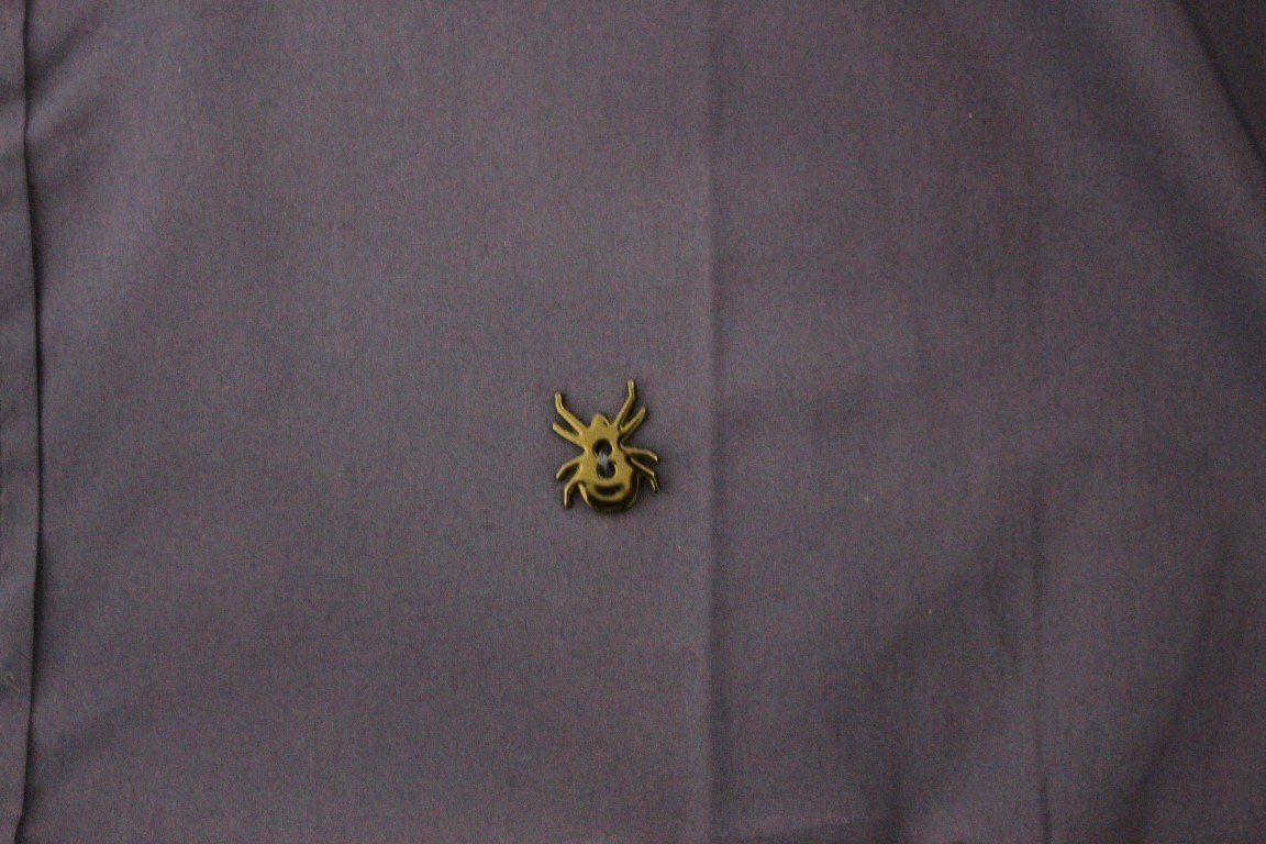 Blue cotton slim fit shirt
