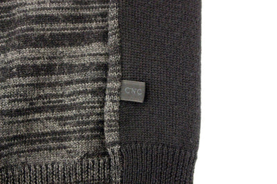 Red wool V-neck sweater