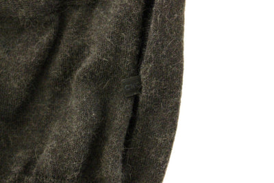 Gray zipper cardigan sweater