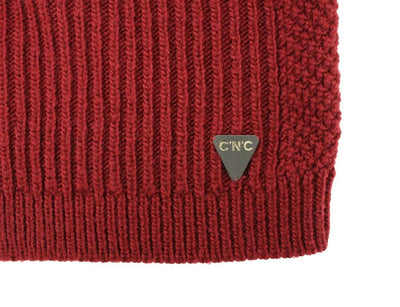 Bordeaux wool knitted sweater