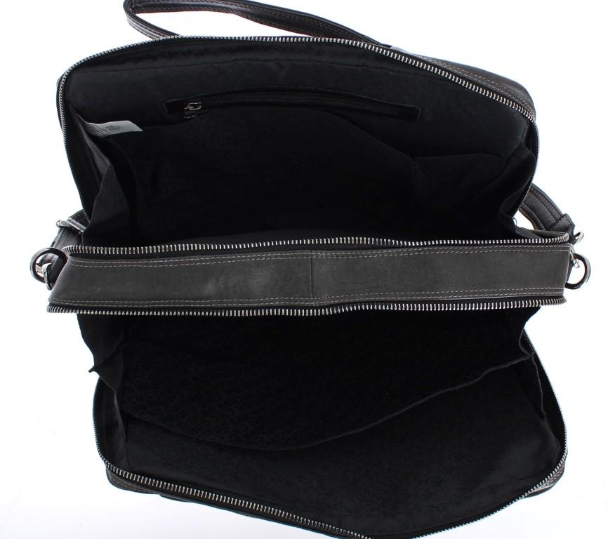 Gray Messenger Shoulder Bag