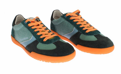 Multicolor Leather Casual Sneakers Shoes