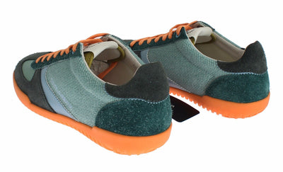 Multicolor Leather Casual Sneakers Shoes