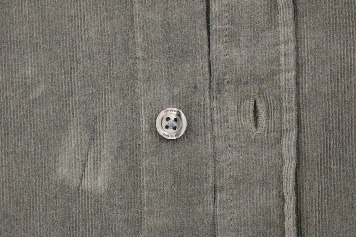 Green Button Front Cotton Casual Shirt