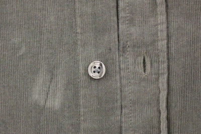 Green Button Front Cotton Casual Shirt