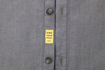 Blue cotton dress shirt