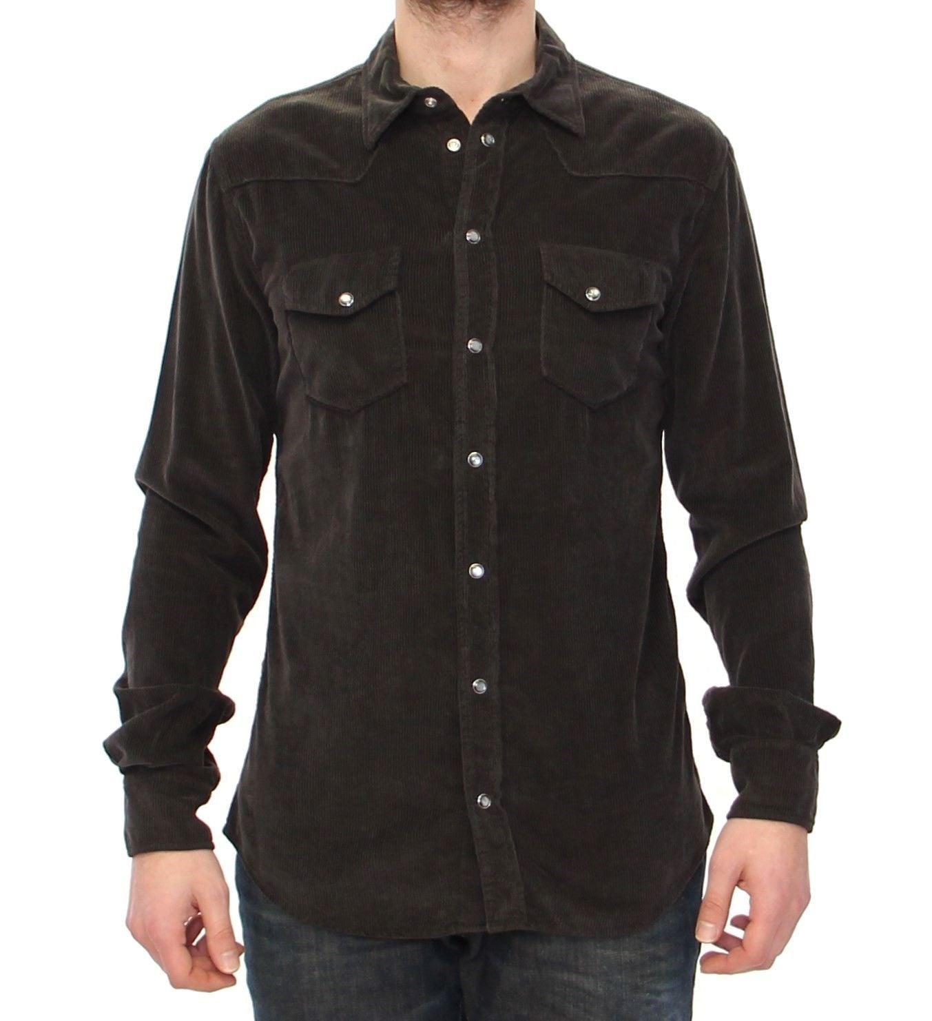 Exclusive Black Manchester Sicilia Casual Shirt