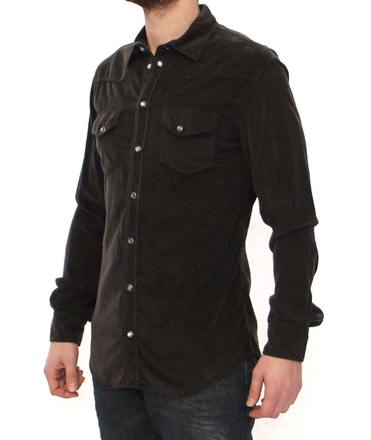 Exclusive Black Manchester Sicilia Casual Shirt