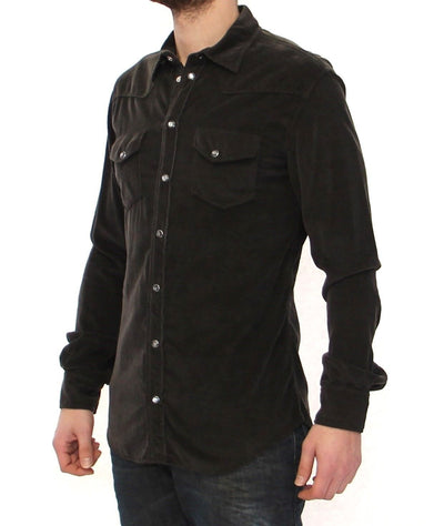 Exclusive Black Manchester Sicilia Casual Shirt