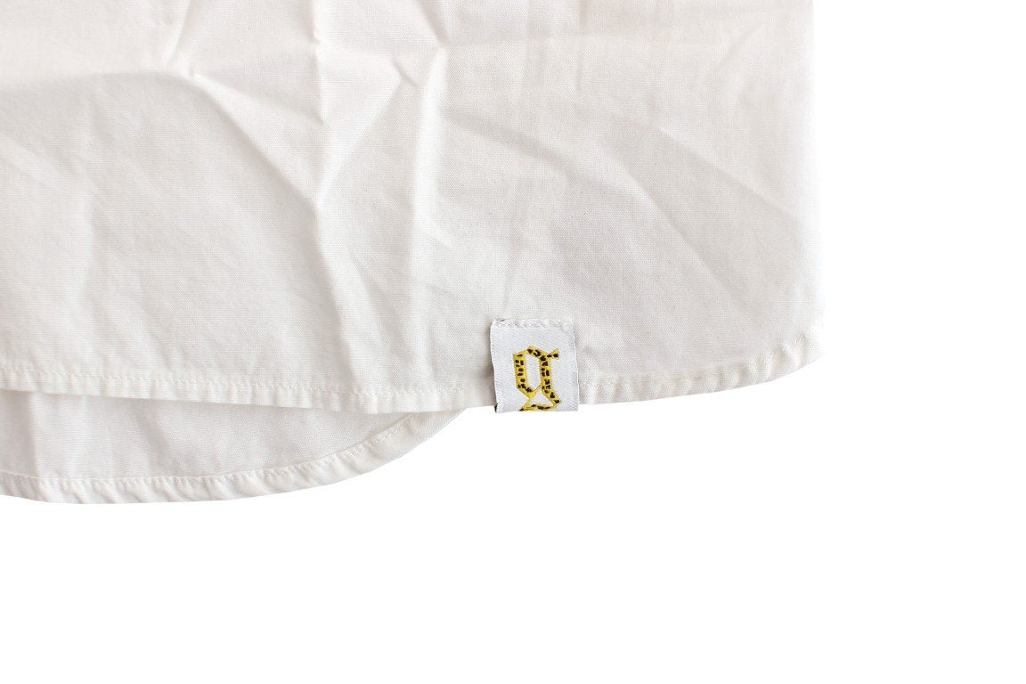 White casual cotton shirt