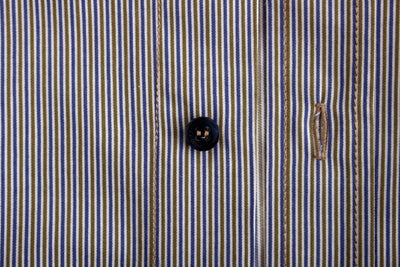 Blue striped casual shirt