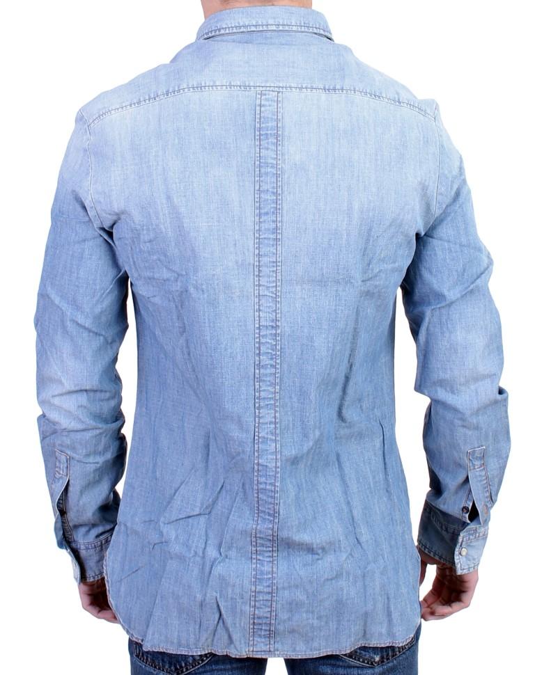 Blue jeans denim shirt