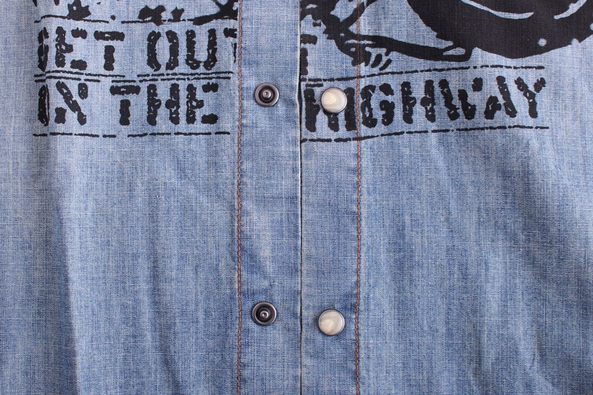 Blue jeans denim shirt
