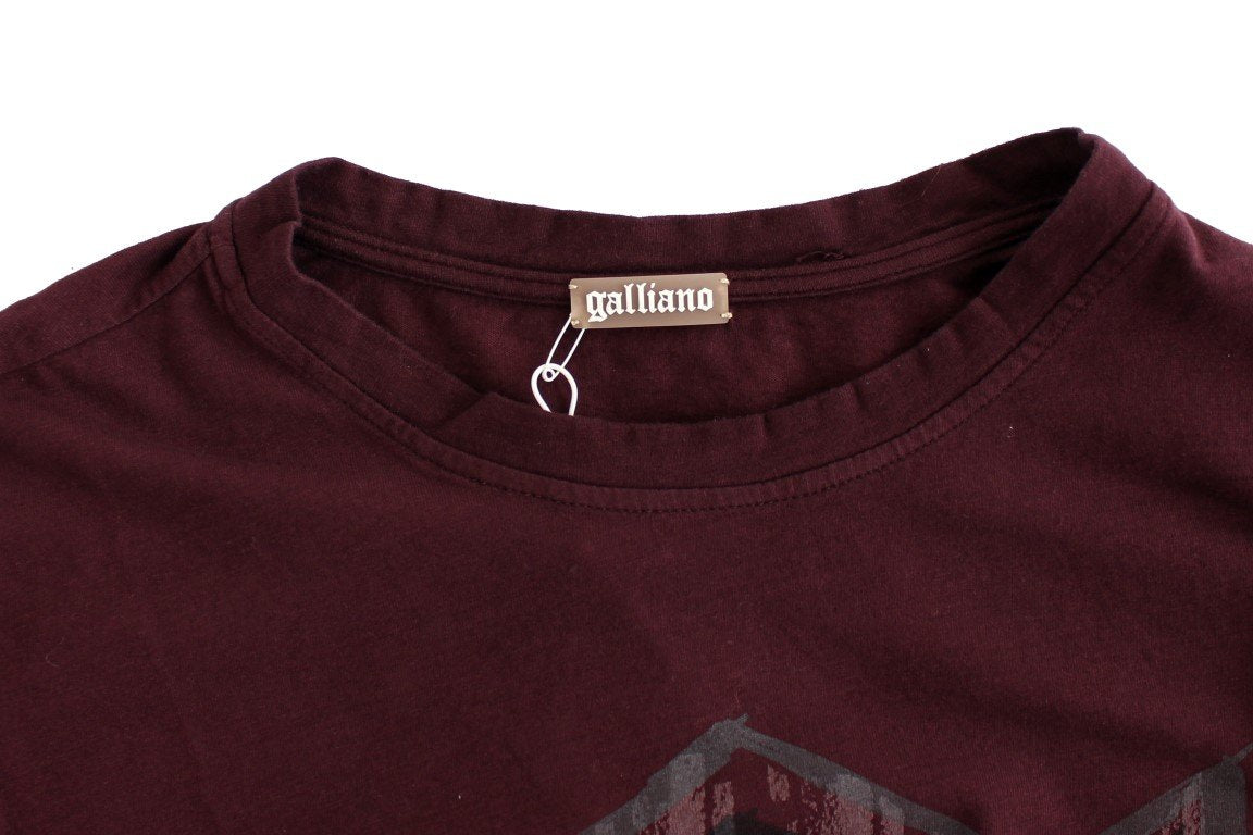 Bordeaux crewneck long sleeve t-shirt