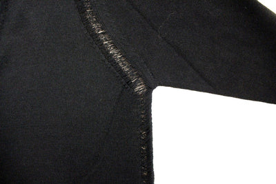 Black wool cardigan sweater