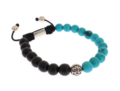 Bali Turquoise Ebony 925 Bracelet