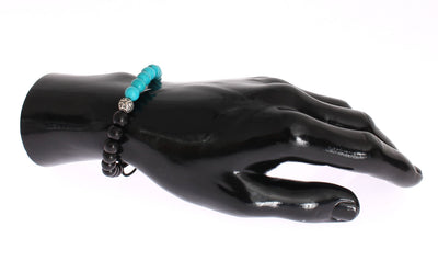 Bali Turquoise Ebony 925 Bracelet