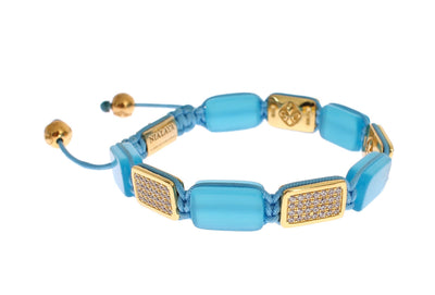 CZ Opal 18K Gold 925 Bracelet