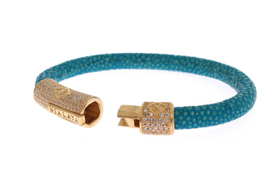 CZ Stingray Gold 925 Bracelet