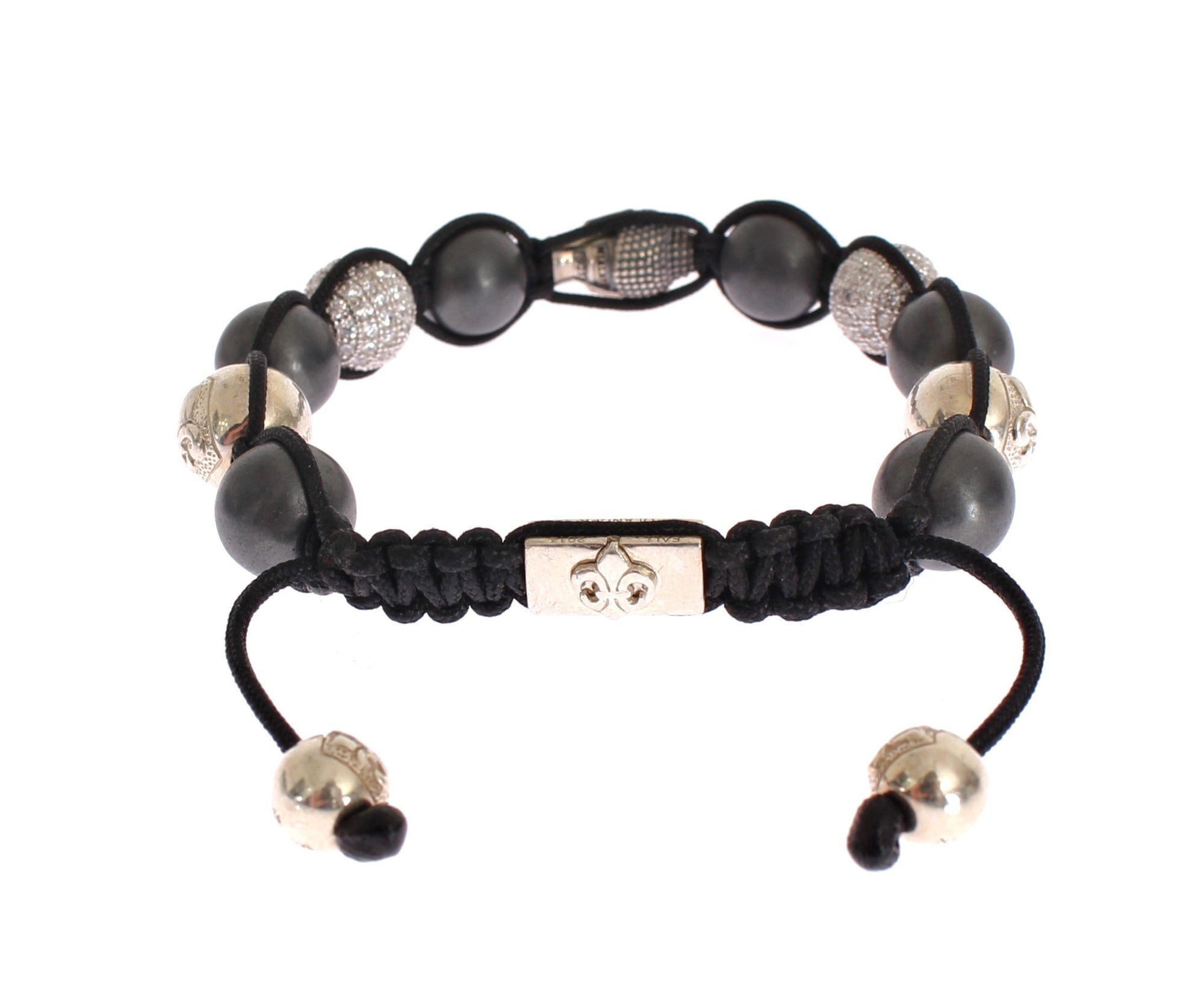 CZ Hematite 925 Bracelet