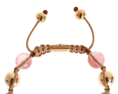CZ Quartz Opal Gold 925 Silver Bracelet