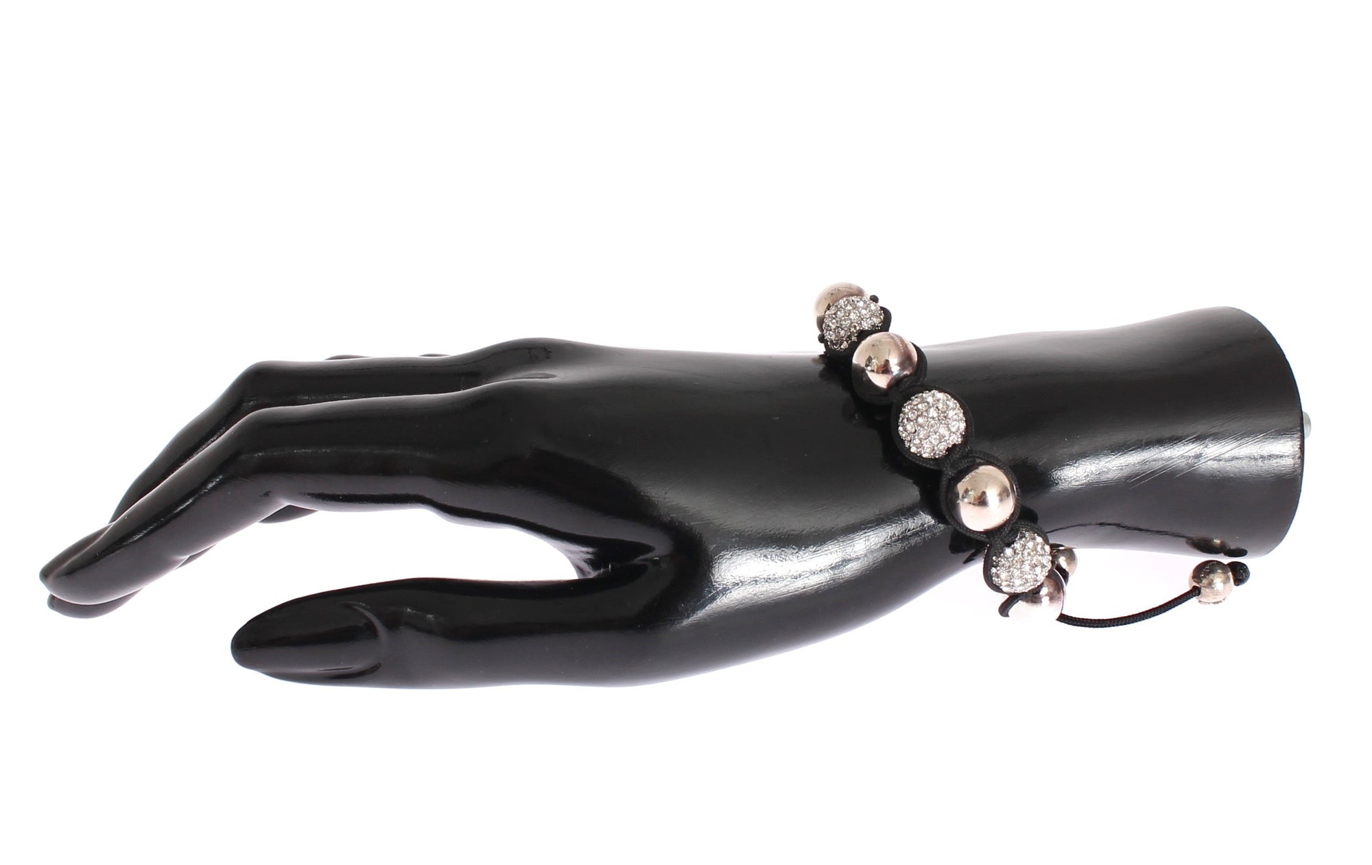 Italian White Crystal 925 Silver Bracelet