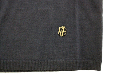 Blue wool crewneck sweater