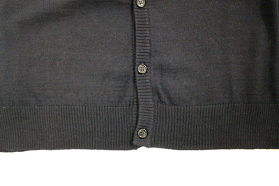 Dark blue wool cardigan