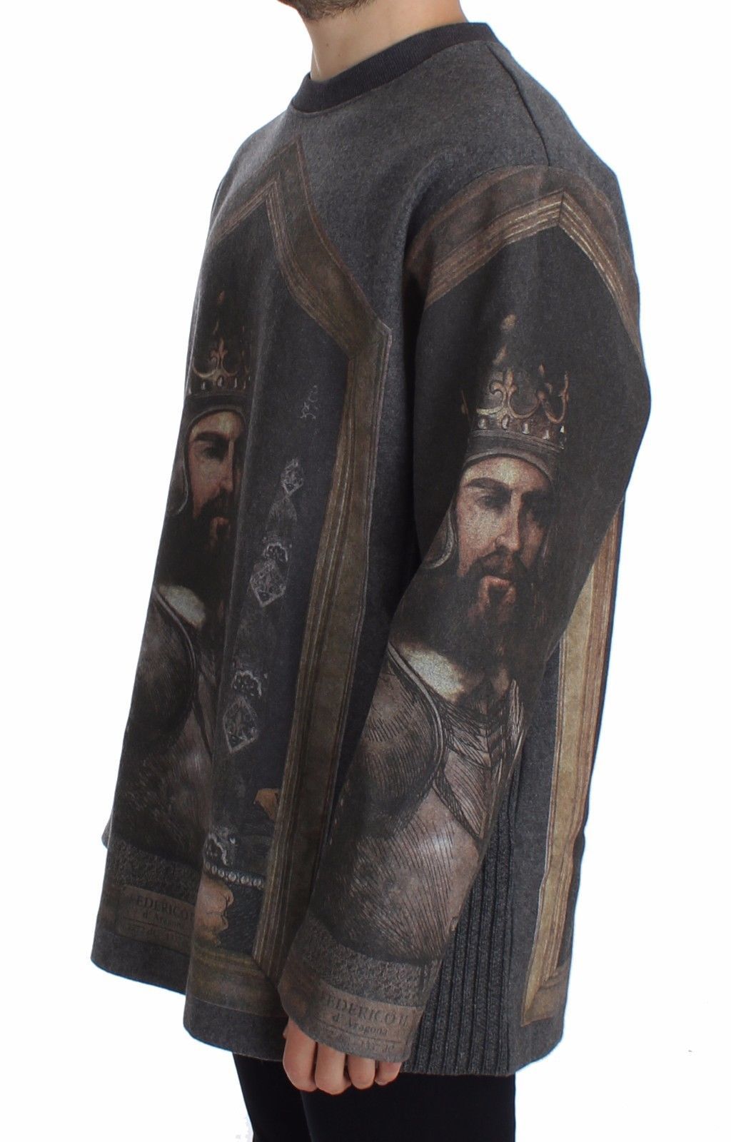 Gray King FEDERICO Oversize Sweater Pullover