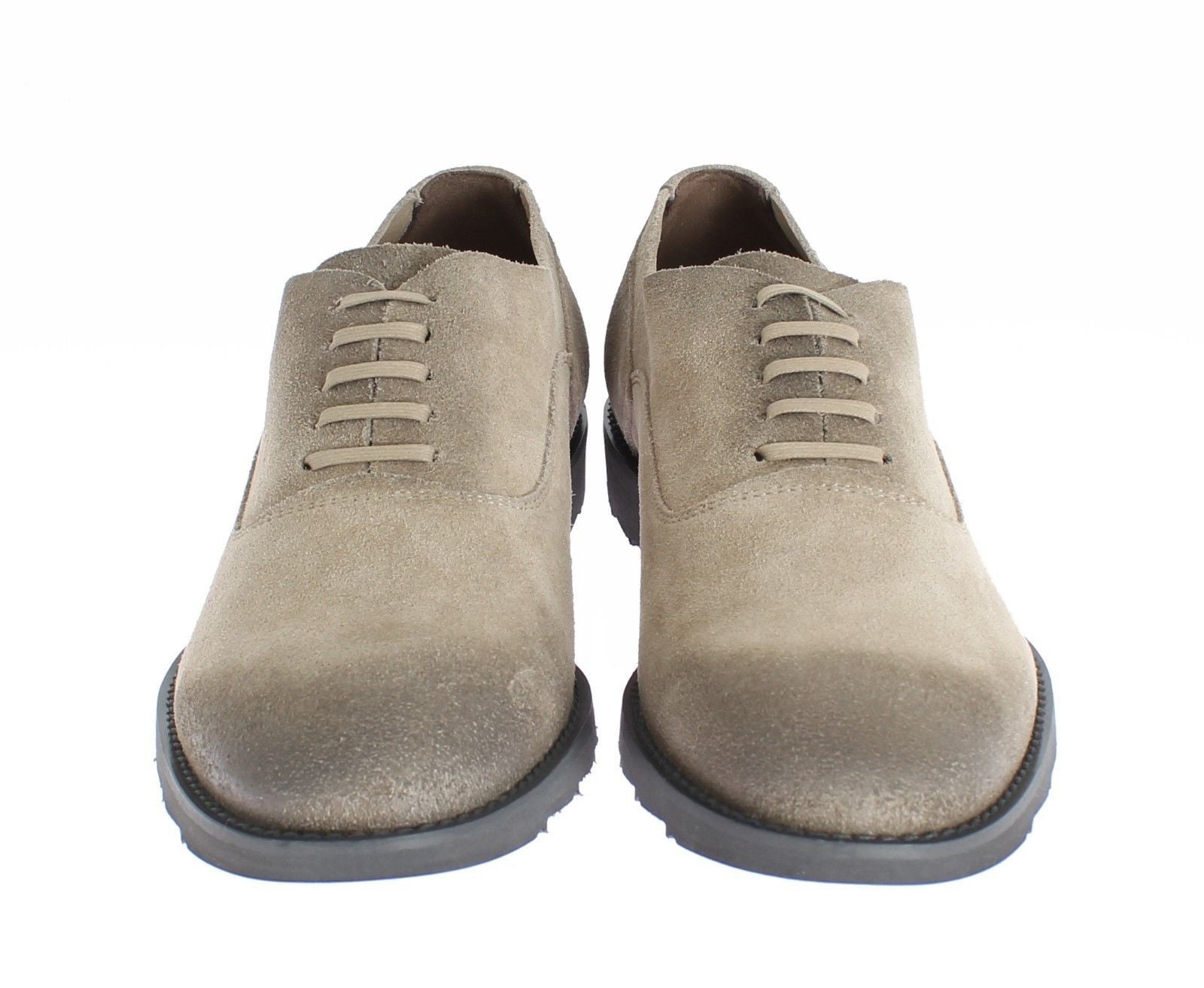 Beige Suede Leather Formal Dress Shoes