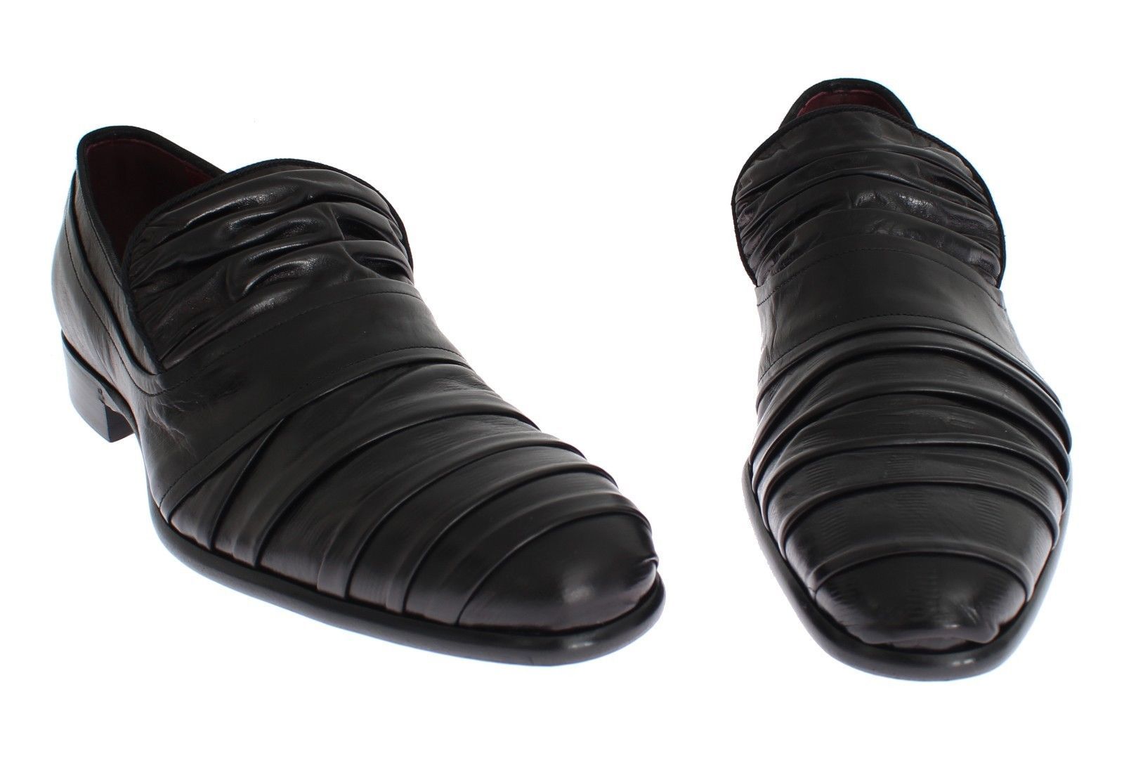 Black Kangaroo Leather Dress Formal Shoes