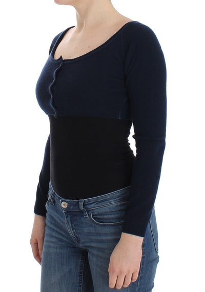 Lingerie Blue Cashmere Wool Sweater Top