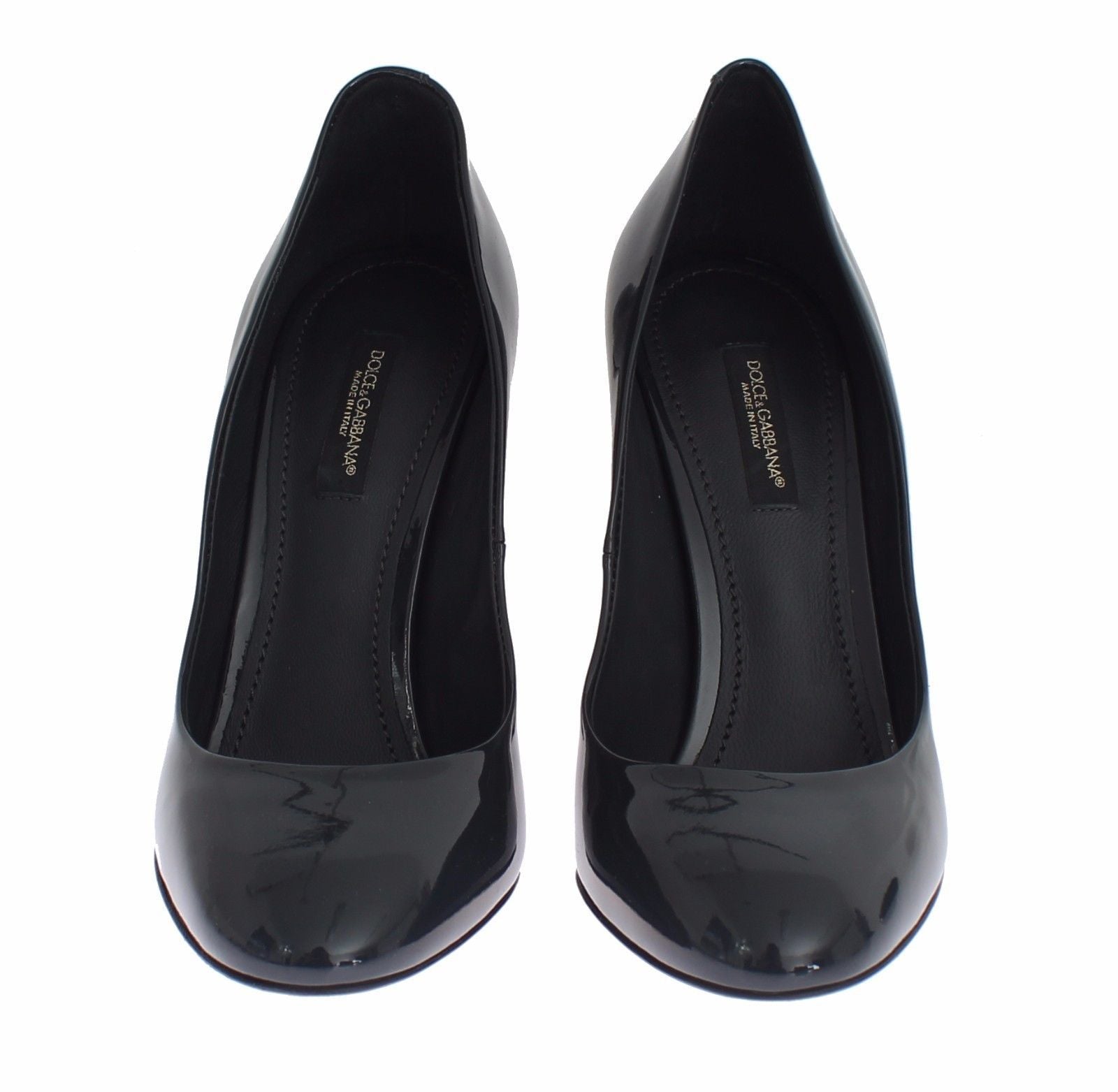 Black Patent Leather Pumps Heels Shoes