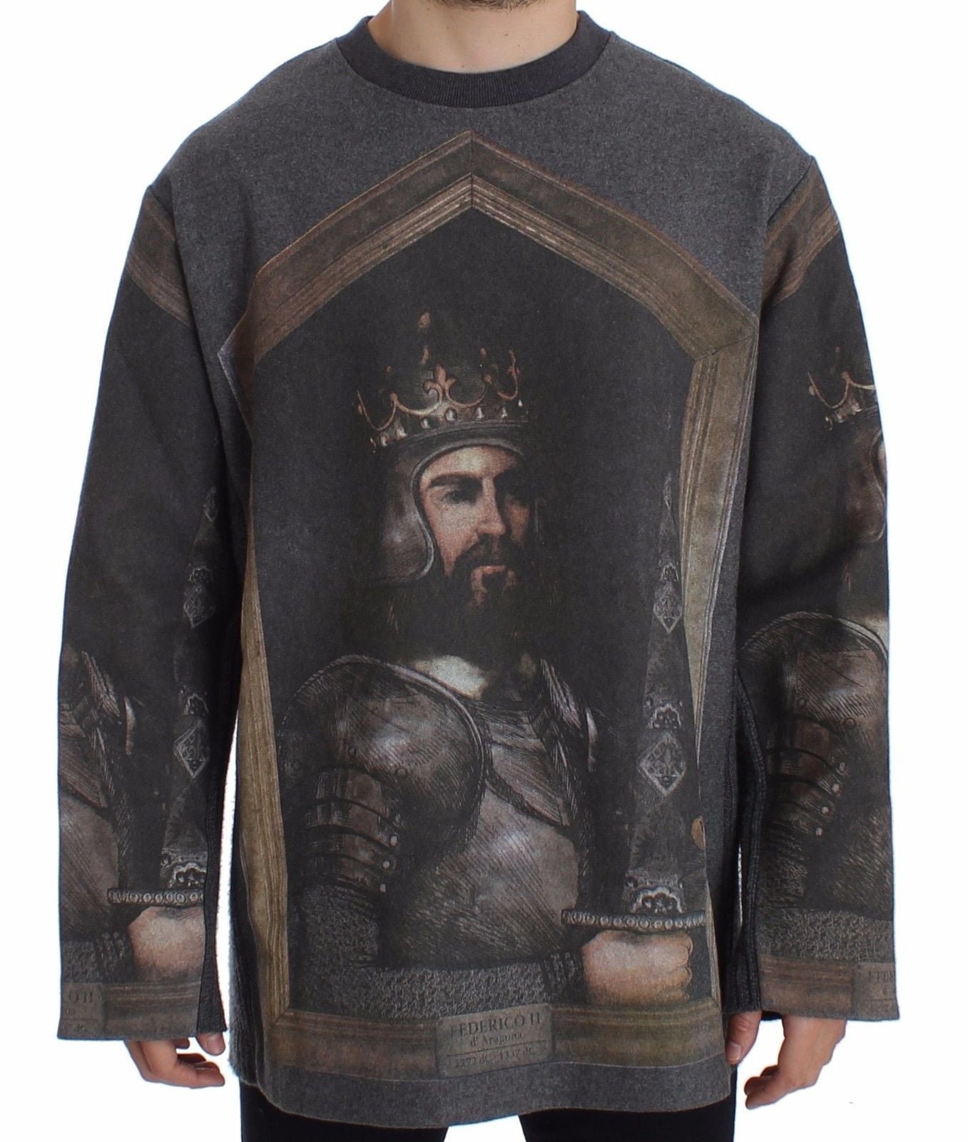 Gray King FEDERICO Oversize Sweater Pullover