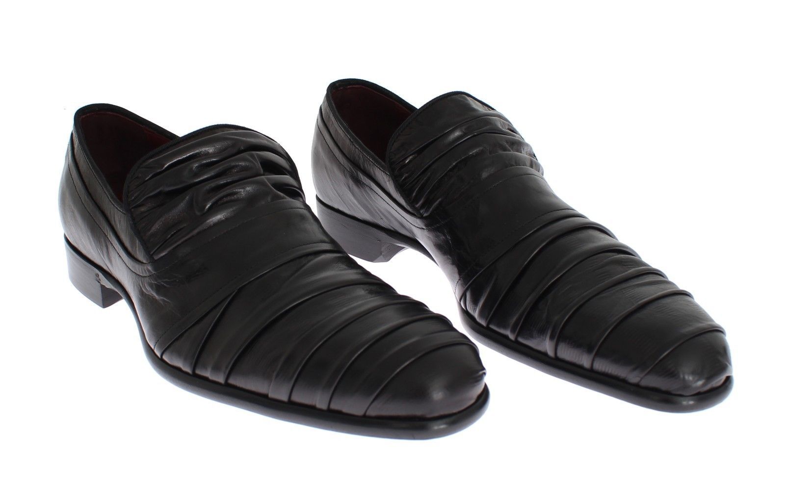 Black Kangaroo Leather Dress Formal Shoes
