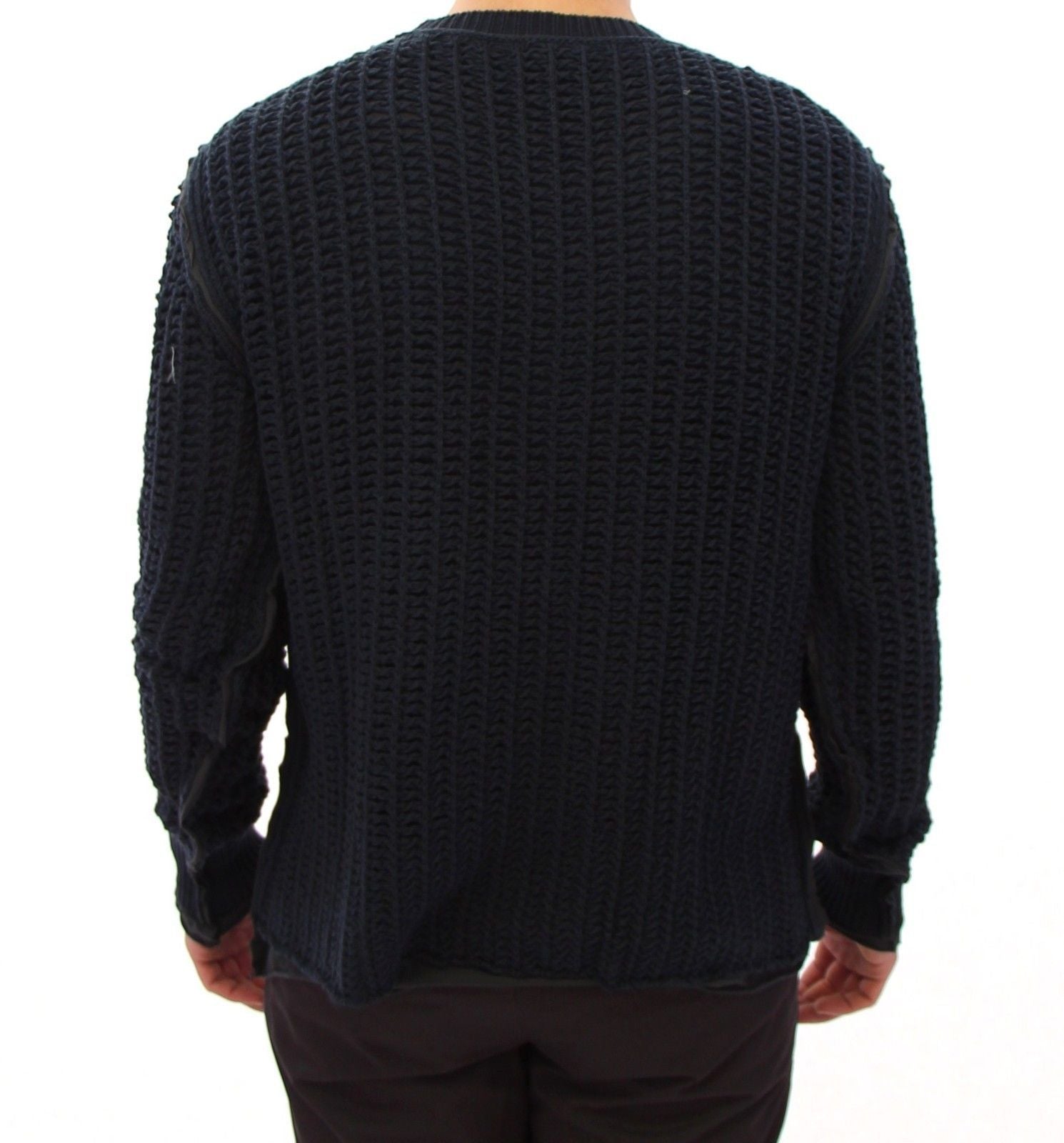 Blue Runway Netz Pullover Netted Sweater