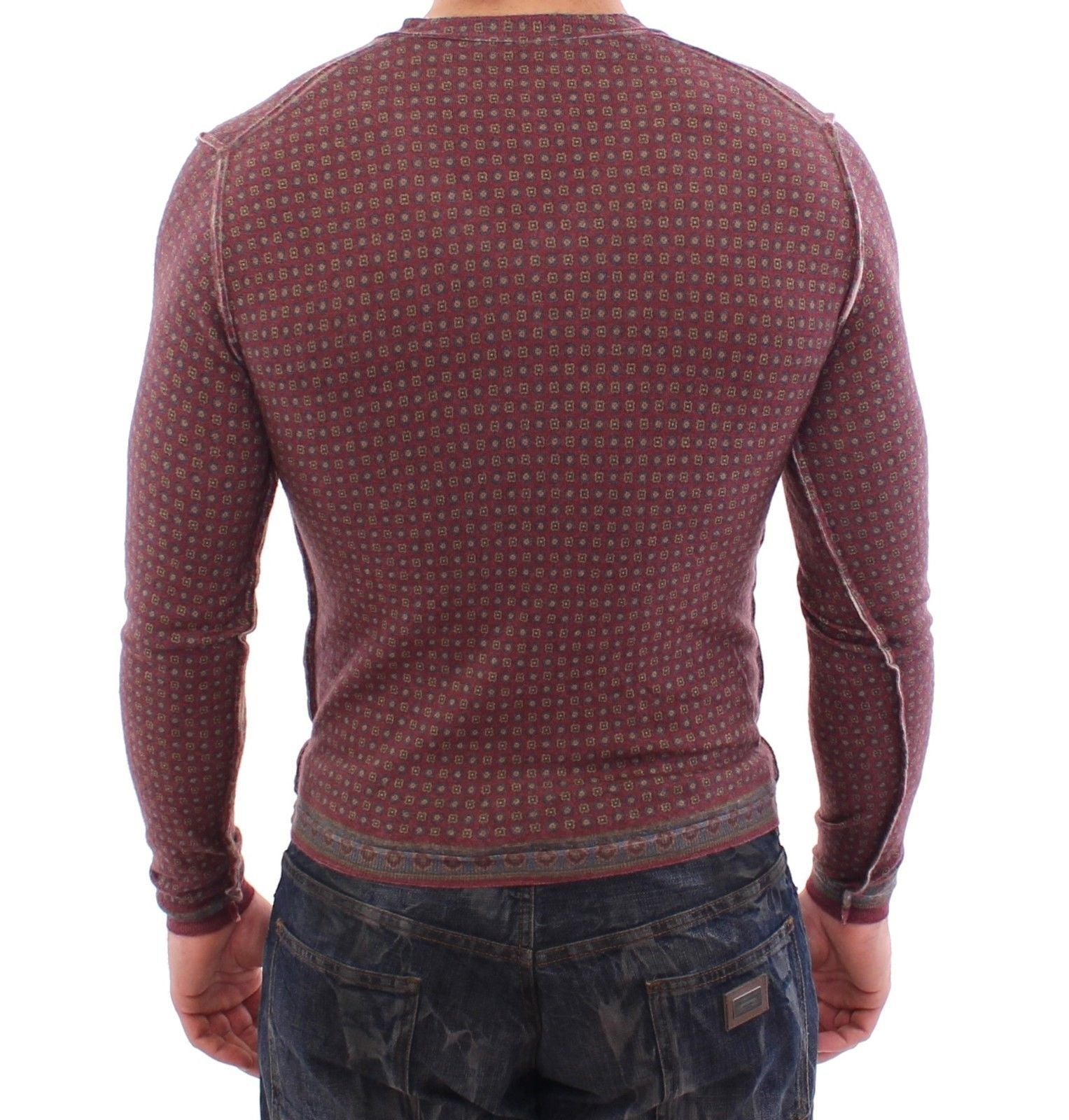 Multicolor Cashmere Sweater Pullover Top