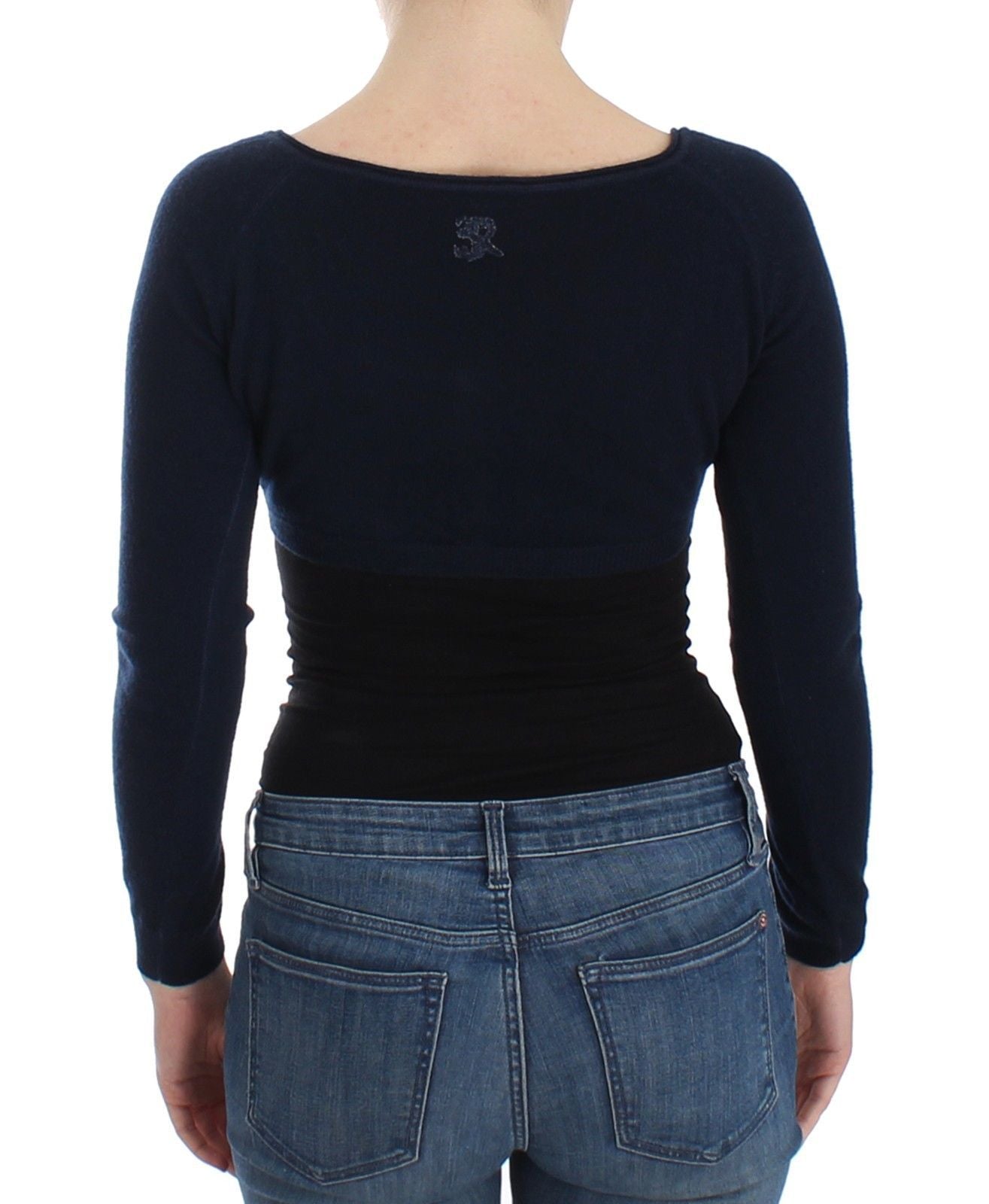 Lingerie Blue Cashmere Wool Sweater Top