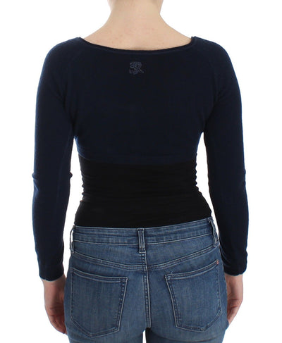 Lingerie Blue Cashmere Wool Sweater Top