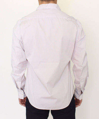 Gray White Checkered Casual Long Sleeve Shirt