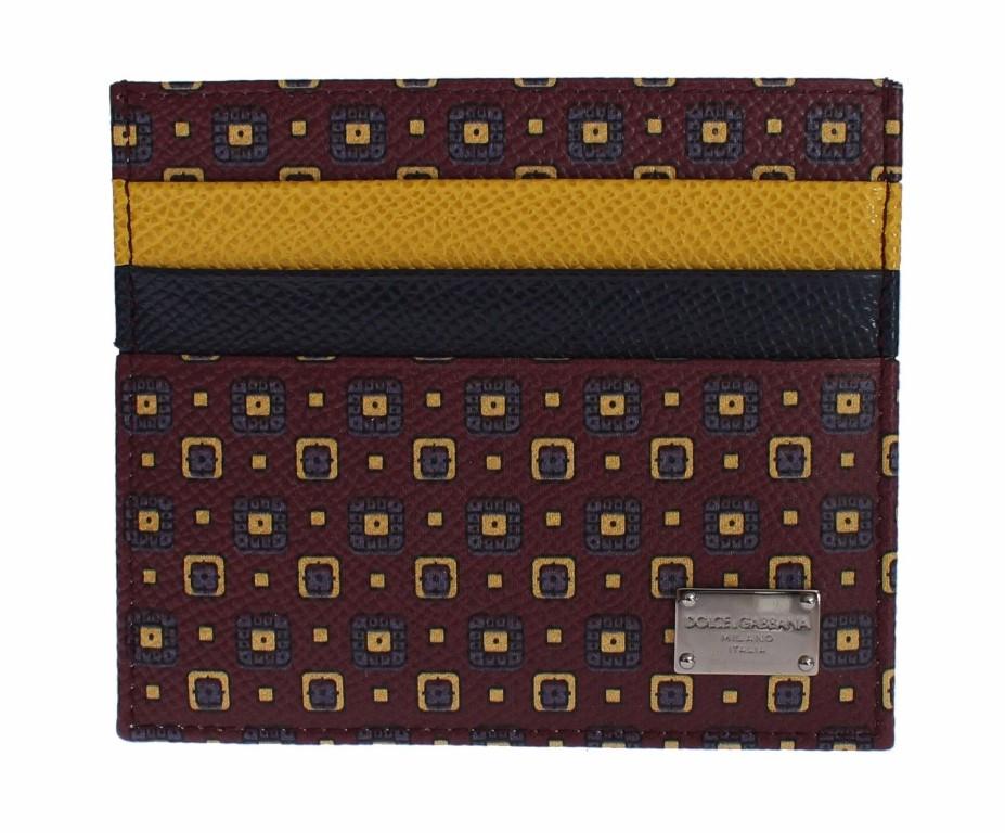 Multicolor Baroque Cardholder Wallet