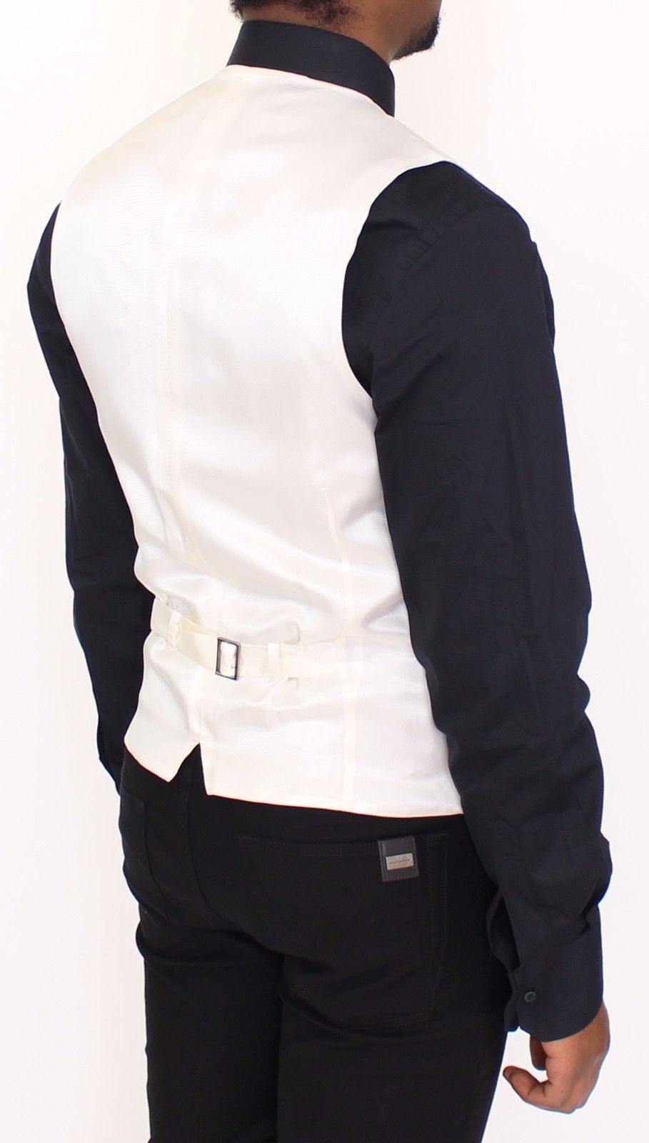 Taormina Print Cotton Dress Vest Blazer