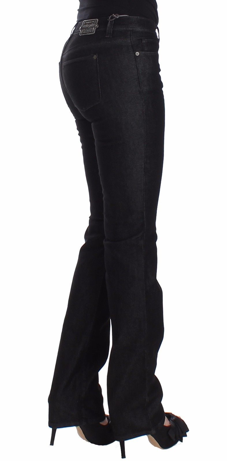 Black Slim Jeans Denim Pants Skinny Leg Stretch