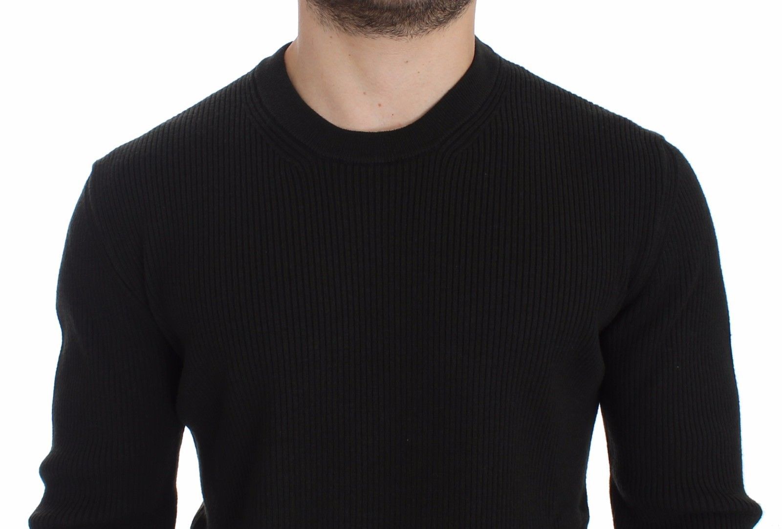 Green Crewneck Wool Sweater Pullover Top