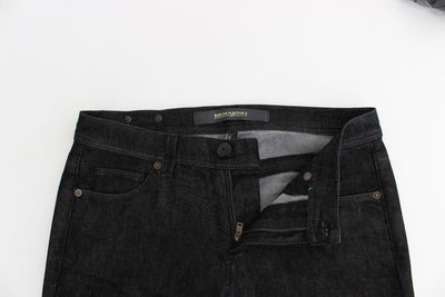 Black Slim Jeans Denim Pants Skinny Leg Stretch